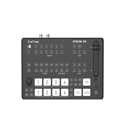Stream SH 2HDMI & 2SDI Pro Video Switcher Mixer - PTZ Control, Dual-Format Live Streaming, Studio Effects & NDI Updatable