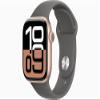 Apple Watch Series 10 [GPS, 46mm] - Rose Gold Aluminum Case with Stone Gray Sport Band, S/M (Renewed Premium) view 1