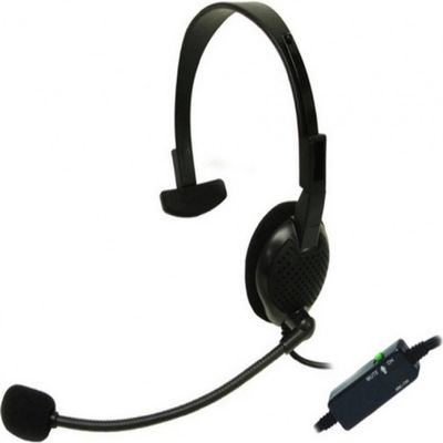Alpha Communications TTU-NCHS Wired Headsets Unit for TTUs; Replacement Standard Wired Headset on The TTU Series Inside Master Stations; Monaural Analog PC Headset