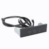 Vikye USB Front Panel Hub GEN2x2 with 2 USB A and 1 Type C Ports, 5.25 Inch 19 Pin Optical Drive Expansion, 20Gbps Data Transfer, for PC Computers view 1