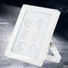 Cerlyiont DC12V IR Light, Infrared Light, 6 LEDs IR Light for Night Vision, Infrared Light for CCTV Security Camera, IP66 White Shell Fill Light view 2
