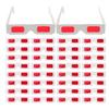 CIYODO 50pcs Red-Red 3D Glasses - 3D Paper Glasses Ppaper Frame Lens for Movies Games Science Experiments for Family Entertainment and Classroom Use view 1