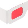 CIYODO 50pcs Red-Red 3D Glasses - 3D Paper Glasses Ppaper Frame Lens for Movies Games Science Experiments for Family Entertainment and Classroom Use view 3