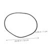 2Pcs Salon Chair Rubber Base Ring Gasket, Non-Slip Floor Protection view 2