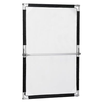 140 x 200 cm Pro Studio Solutions Sun Scrim - Collapsible Frame Diffusion & Silver-White Reflector Kit with Handle & Carry Bag