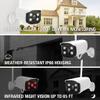 Supersonic SC-5004NVR-Kit 4CH 1080P Security Camera System with Built-in 1TB HDD, WiFi, Waterproof, 2-Way Audio, Night Vision, App Remote Access, HDMI/VGA Output, Mic & Speaker - Indoor/Outdoor Use view 2