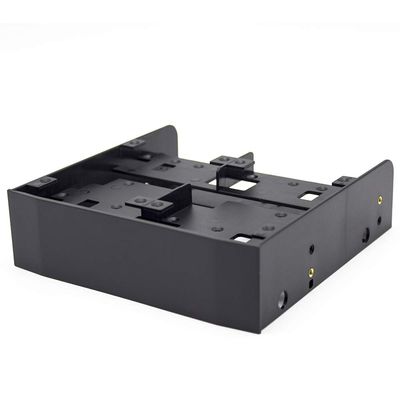 5.25 to 3.5 Bay Adapter, Drive Bays Bracket Hard Disk Drive Bracket 5.25 to 3.5/ 2.5 Bay Mounting Bracket Kit with Mounting Screws for Drive Bay Adapter Front Bay Mounting