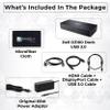 D3100 Dell Dock USB 3.0 Ultra HD/4K Triple Display - 1 Year Warranty with 65W Power Adapter + HDMI Cable + Display Port Cable + USB 3.0 Cable + Microfiber Cloth Included (Renewed) view 2