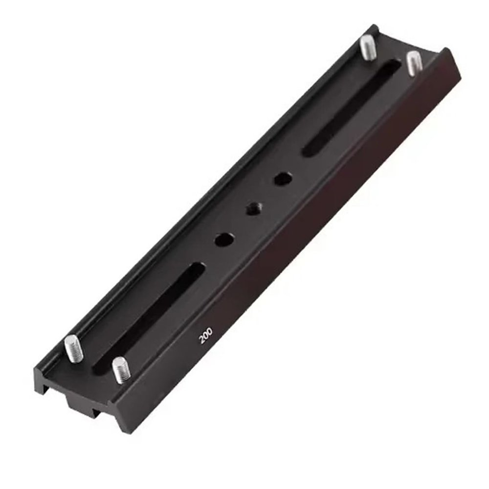 200mm Four Screw Holes Mounting Plate Astronomical Telescope Accessories(200mm Black)