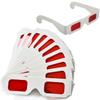 Swagwert Red-Red 3D Glasses 10 pcs anaglyph messages Cardboard 3D Glasses for 3D Movies, 3D Games, 3D Books Science Experiments - Ideal for Family Entertainment and Classroom Use view 1