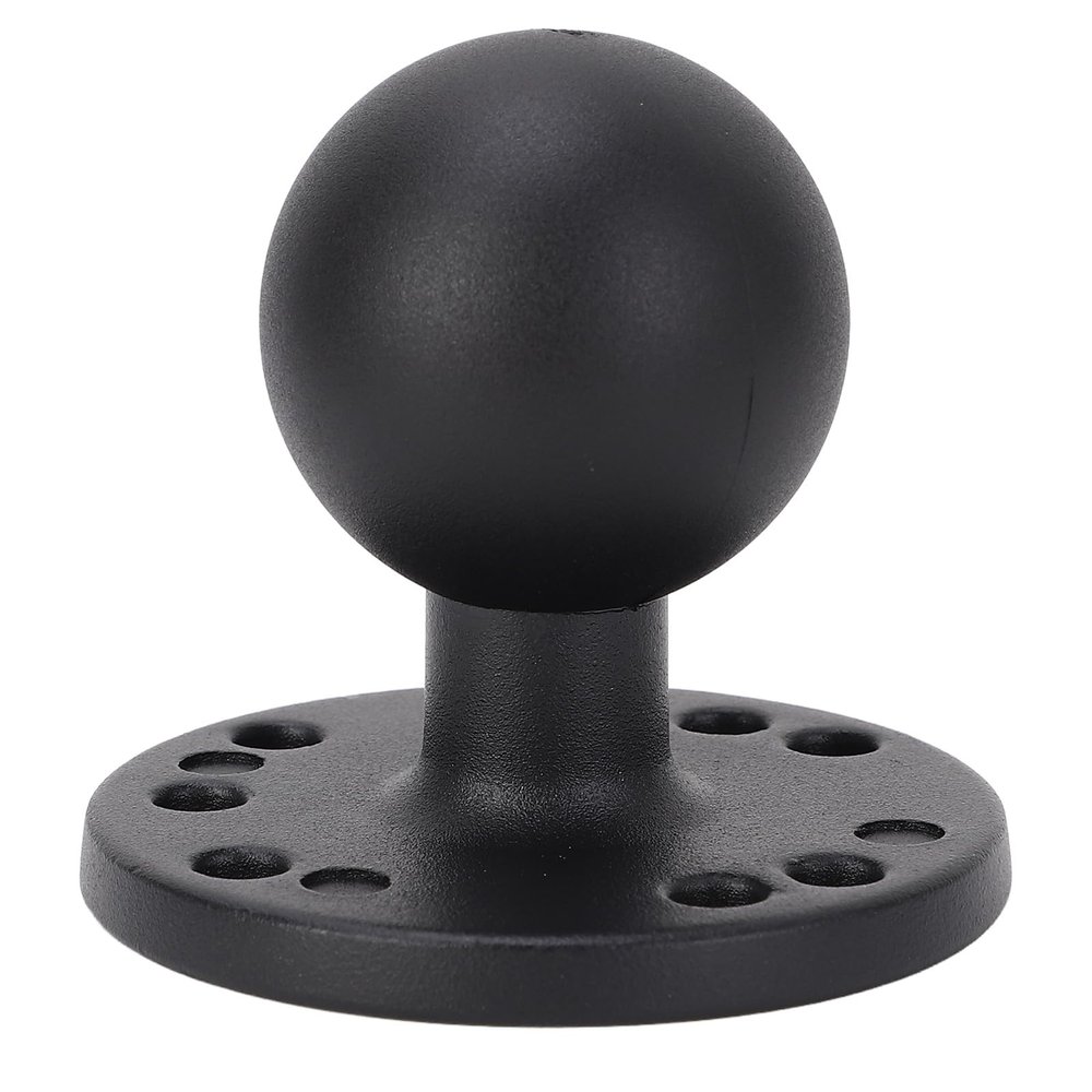 1.5 Inch Ball Mount with Aluminum Alloy AMPS Hole Round Plate for C Size Ball Double Socket Arm