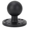 1.5 Inch Ball Mount with Aluminum Alloy AMPS Hole Round Plate for C Size Ball Double Socket Arm view 1