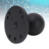 1.5 Inch Ball Mount with Aluminum Alloy AMPS Hole Round Plate for C Size Ball Double Socket Arm view 2