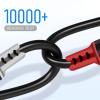 caojunzhen RCA to Speaker Wire Adapter, 2 Bare Wire Speaker Cables to RCA Plug Adapter for Audio Video AV Receiver TV Subwoofer - 20AWG, 9.8ft view 4