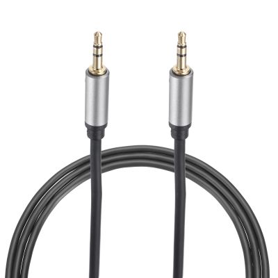 MECCANIXITY 2 Pcs 3.5mm Aux Cable, 9.8 ft 3 Pole Nylon Braided Male to Male Audio Cable Cord, Hi-Fi Stereo Sound Audio Cable for Earphones, Smart Phones, Speakers,Silver