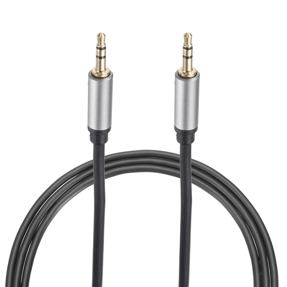 MECCANIXITY 2 Pcs 3.5mm Aux Cable, 9.8 ft 3 Pole Nylon Braided Male to Male Audio Cable Cord, Hi-Fi Stereo Sound Audio Cable for Earphones, Smart Phones, Speakers,Silver