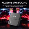Unitek Hdmi Wireless Display Dongle Adapter - 5G Screen Mirroring Receiver TV Casting Device Screen Mirroring Adapter/4K Hdmi Extender for Streaming Video to Monitor from Mac iOS Android Windows-Black view 2