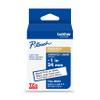 Brother Genuine P-Touch TZe, Black Print on White Label Tape (TZeM251), Premium Matte Laminated,3/4in x 26.2ft (18mm x 8m), for Select P-Touch Label Makers, for Crafts, Home Office, Small Business view 1