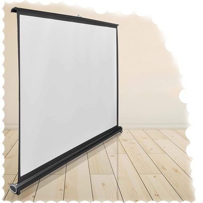 BEWEGNLNHK Manual Pull Up Projector Screen 20" 30" 40" 50" Portable Projection Screen, Tabletop Movies Screen for Home Theater Office Travel Camping(20inch 4:3)