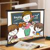 BEWEGNLNHK Manual Pull Up Projector Screen 20" 30" 40" 50" Portable Projection Screen, Tabletop Movies Screen for Home Theater Office Travel Camping(20inch 4:3) view 4