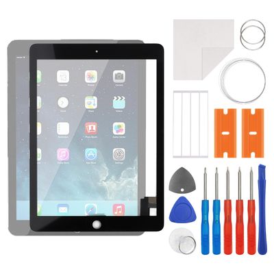 SWARK New Touch Screen Digitizer Replacement for iPad Air 2 2014 9.7" A1566 A1567 with OCA Adhesive Repair Tools Kit-No LCD Screen