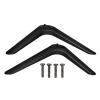 Cabilock 1pair Tv Stand Legs Adjustable Replacement Base for Tabletop Tvs Sturdy Plastic Feet Double for Use view 1