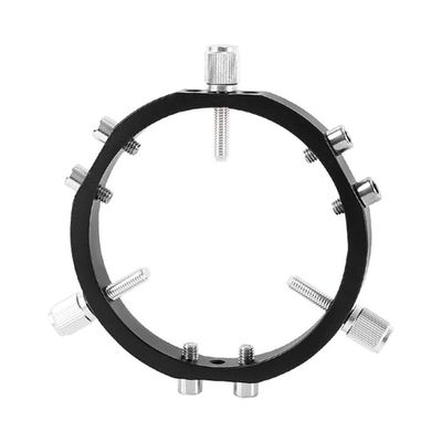 90/100/110/120/130mm 3-Point Fixation Ring Astronomical Telescope Photography Accessories(Black 90mm)