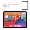 SWARK New Touch Screen Digitizer Replacement for iPad air 4 2020 A2324 A2072 with OCA Adhesive Repair Tools Kit-No LCD Screen view 2