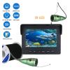Video Fish Finder 4.3 Inch LCD Monitor 1000TVL Underwater Fishing Camera Kit 12PCS LED IR Lights for Winter Ice Lake Sea Fishing for Fish Discovery (Black F008G) view 2