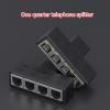FeiYeup Converter Adapter HeOTER 3 Way/4Way RJ11 6P6C Telephone Splitters Adapter Port for Home and Office Use Strong Anti-Interference Ability view 3