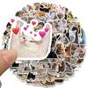 100PCS Funny Dog and Cat Meme Stickers, Cute Cat and Dog Stickers for Adults Teens, Animals Waterproof Decals for Water Bottle Laptop Scrapbook, Party Decals for Cats Dogs Lovers (Dogs Cats) view 2