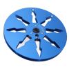 1/4 7 Inch Empty Tape Reel, 8 Hole 7inch Open Reel Sound Tape Empty Reel, Aluminum Alloy Empty Tape Reel Recording Take Up Reel for ReVox Studer (Blue) view 1