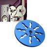 1/4 7 Inch Empty Tape Reel, 8 Hole 7inch Open Reel Sound Tape Empty Reel, Aluminum Alloy Empty Tape Reel Recording Take Up Reel for ReVox Studer (Blue) view 4