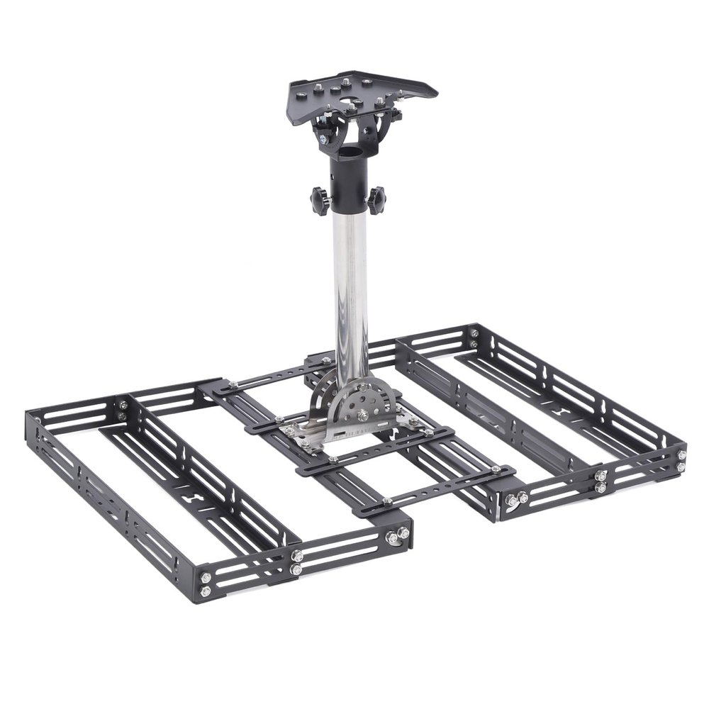 Adjustable Roof Mount with Pipe Adapter Mounting Pole Satellite Bracket Replacement
