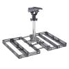 Adjustable Roof Mount with Pipe Adapter Mounting Pole Satellite Bracket Replacement view 1