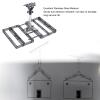 Adjustable Roof Mount with Pipe Adapter Mounting Pole Satellite Bracket Replacement view 3