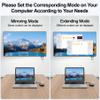 SUIDEK Wireless HDMI Display Dongle Adapter, USB-C to HDMI Transmitter and Receiver 4K Decode 1080P@60Hz Output,98FT/30M Stream Video from Laptop/PC/Smartphone to TV/Projector/Monitor view 3