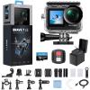 AKASO Brave 7 LE 4K30fps Action Camera with 256GB MicroSDXC U3 Memory Card Accessories Kit Bundle Ultra HD 131FT Waterproof Camera EIS 2.0 WiFi Remote Control Zoom Underwater Camera view 1