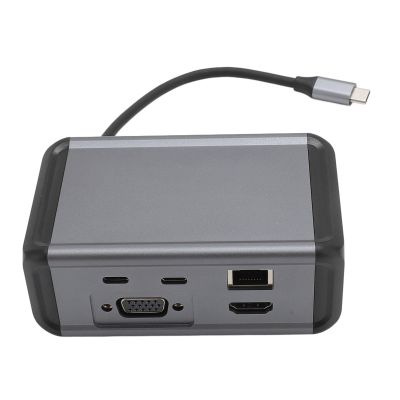12 in 1 USB C Hub Laptop Docking Station with USB 3.0 and Rj45, a Versatile Docking Hub for Enhancing Laptop Connectivity and Productivity