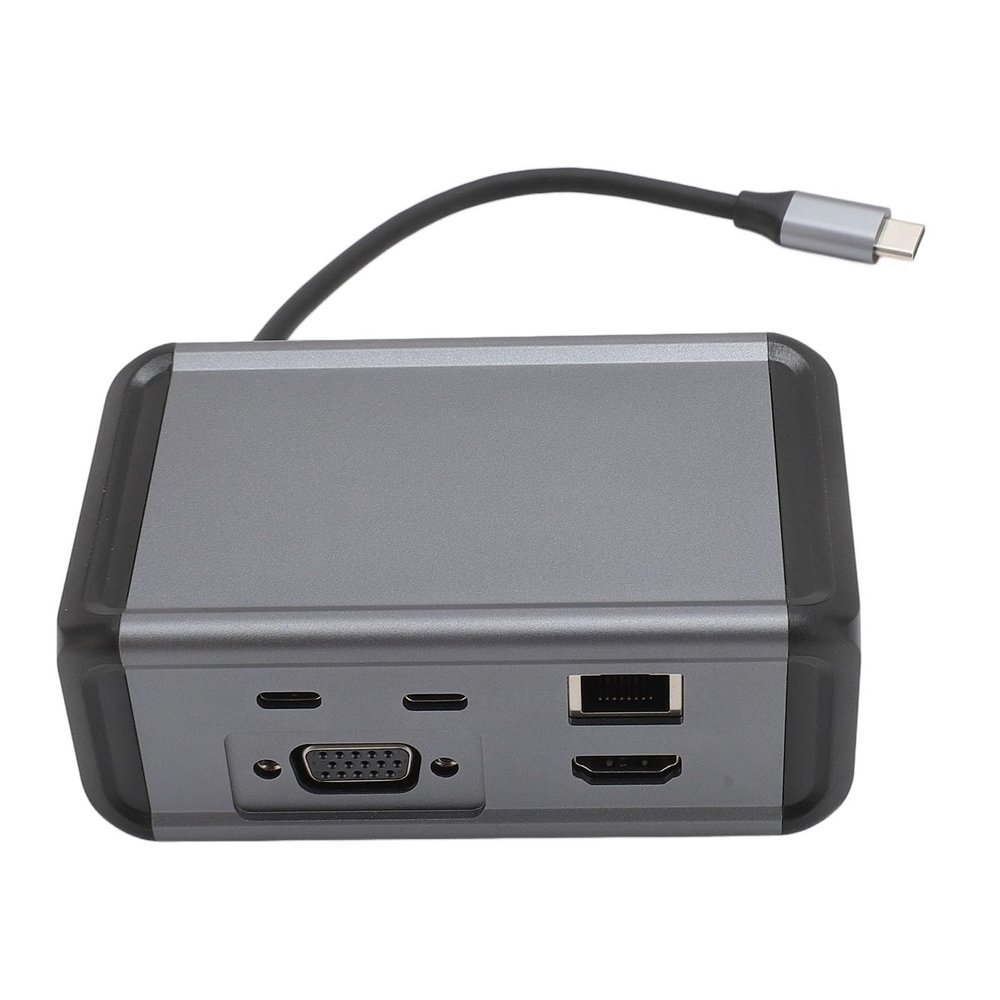 12 in 1 USB C Hub Laptop Docking Station with USB 3.0 and Rj45, a Versatile Docking Hub for Enhancing Laptop Connectivity and Productivity