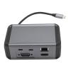 12 in 1 USB C Hub Laptop Docking Station with USB 3.0 and Rj45, a Versatile Docking Hub for Enhancing Laptop Connectivity and Productivity view 1
