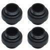 LVADUHF 4 pack G1/4" 5mm Male to Male Extender Fitting, Extension Fitting water Cooling Connector for Computer Water Cooling System, Black view 1