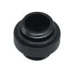 LVADUHF 4 pack G1/4" 5mm Male to Male Extender Fitting, Extension Fitting water Cooling Connector for Computer Water Cooling System, Black view 4