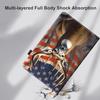 Case for 6.8" Kindle Paperwhite (11th Gen-2021) and Kindle Paperwhite Signature Edition, Light Shell Cover with Auto Wake/Sleep for Kindle Paperwhite 2021 E-Reader American Flag Deer view 3