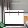 BEWEGNLNHK 20 30 40 50Inch Mobile Projector Screen Manual Pull Up Projection Screen Portable HD 4K Movie Screen, Outdoor Movie Projection Screen Pull-Out Style(20inch 16:9) view 2