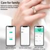UEGFSIJRF Enamel Smart Ring,Smart Wearable Ip68 Waterproof Health Ring Step Counting Records Sleep Calories Exercise Tracker Fitness Tracker Sport Ring(Gold,#8) view 4