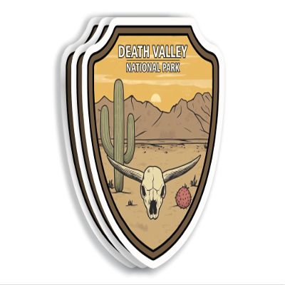 (3 Pack 3X3) Death Valley National Park Stickers - National Park Waterproof Sticker - Travel Parks Sticker - Stormlight Archive Sticker - Laptop Phone Bottle Bookish Decal