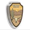 (3 Pack 3X3) Death Valley National Park Stickers - National Park Waterproof Sticker - Travel Parks Sticker - Stormlight Archive Sticker - Laptop Phone Bottle Bookish Decal view 1
