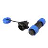 ZBLZGP TY16 Flange 2 Pin No Soldering Screw Connection IP68 Reverse Mount 16A Male Female Power Plug Circular Waterproof Connector view 3