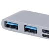 7 in 1 Type C 4K Card Reader Hub, USB3.1 Docking Station, High Speed 10Gbps Data Transfer, Aluminum Alloy Material, Type C Ports, Anti Scratch Long Life Design, for view 4